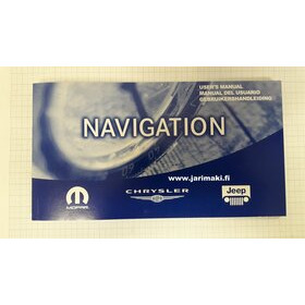 Käsikirja Mopar Navigation Englanti/Ranska/Hollanti 2005-