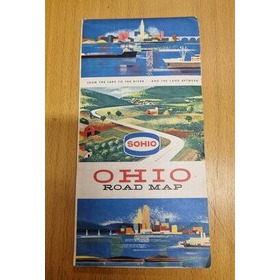 Ohio, USA -tiekartta 1963