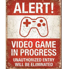 Peltikyltti Video Game Alert