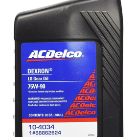 Vaihteisto/tasauspyörästö öljy AcDelco DEXRON LS 75W90 GL-5 946ml