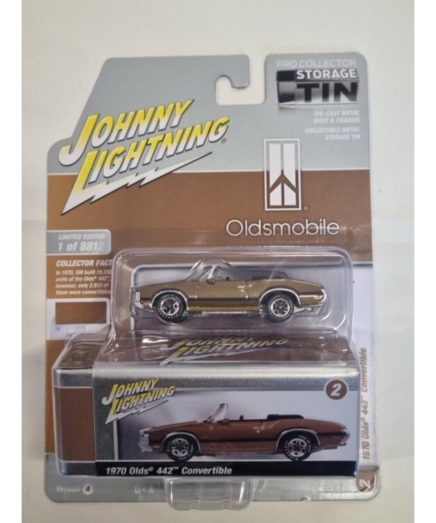 Johnny Lightning -pienoismalli 1970 Olds 442 Convertible
