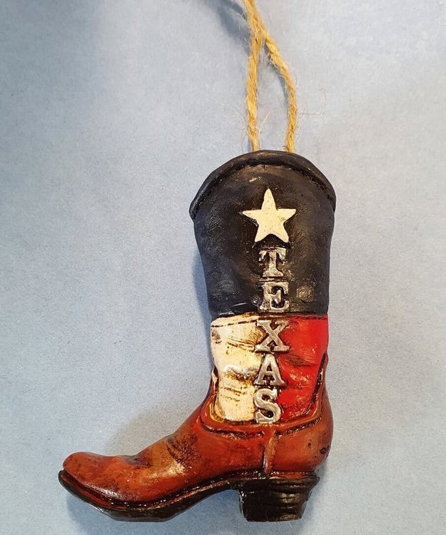 Joulukuusen koriste - Bootsi Texas