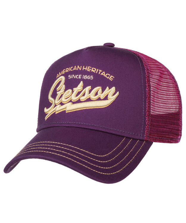 Lippalakki Stetson Trucker Cap American Heritage Purple