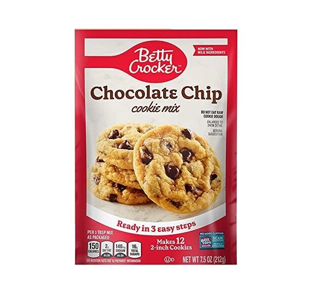 Betty Crocker Chocolate Chip Cookie Mix 453G - Groceries