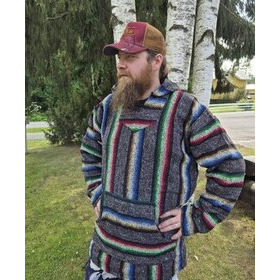 Baja-huppari Harmaa-monivärinen **Koko 3XL**