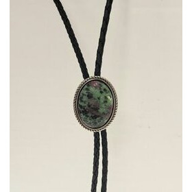 Bolo-kravatti kirjavalla kivellä