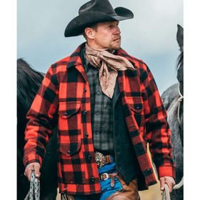 Filson - Mackinaw Cruiser villahuopatakki punainen