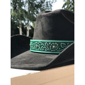Hattupanta turkoosi bling