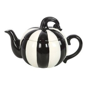   Keraaminen teepannu - Black & White Pumpkin