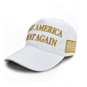  Lippalakki - Original MAGA cap White (virallinen Trump tuote) 