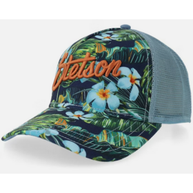  Lippalakki Stetson Trucker Cap Hawaii Flower