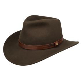  Stetson Western Woolfelt Tumma Oliivi