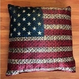 Koristetyyny Vintage USA flag