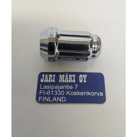 Alumiinivanne mutteri kromattu 6-urainen 7/16-20