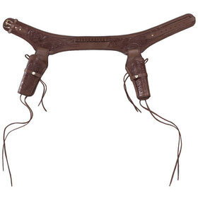 Asevyö Double Holster .45 cal ruskea