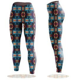 Aztec-kuvioiset leggingsit