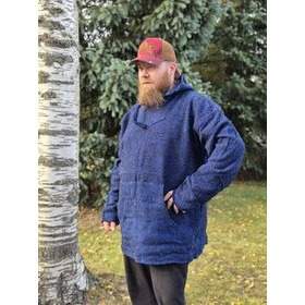 Baja-huppari Musta-tumman sininen kuviollinen **Koko 3XL**