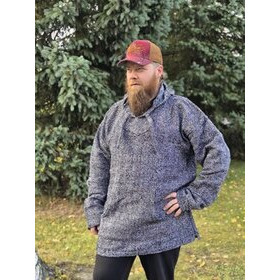  Baja-huppari Musta-valko kuviollinen **Koko 3XL**