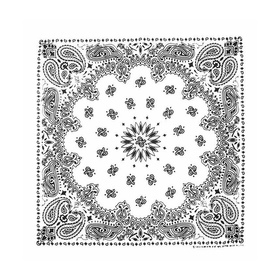 Bandanna huivi JÄTTIKOKO valkoinen