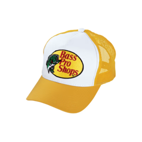 Bass Pro Shops Brodeerattu Logo Mesh Lippalakki Gold