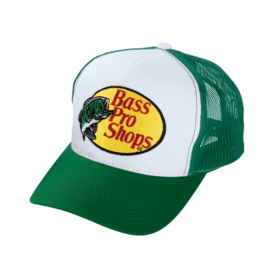 Bass Pro Shops Brodeerattu Logo Mesh Lippalakki Green