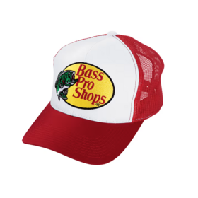 Bass Pro Shops Brodeerattu Logo Mesh Lippalakki Red