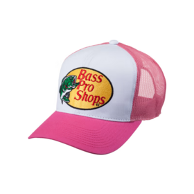 Bass Pro Shops Brodeerattu Logo Mesh Lippalakki pINK