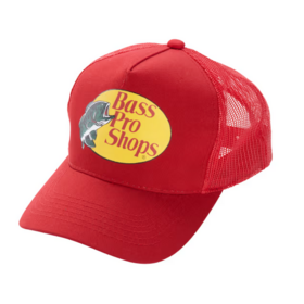 Bass Pro Shops Trucker Cap Scarlet