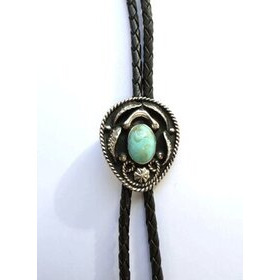 Bolo-kravatti pieni Ovaali, turkoosi