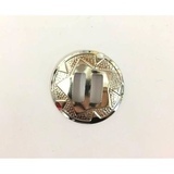 Concho - pyöreä 27 mm kulta/hopea