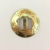 Concho - pyöreä 27 mm kulta