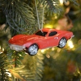 Joulukuusen koriste - Corvette C3 punainen