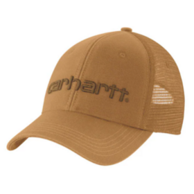 Carhartt Canvas Mesh-Back Logo Graphic Lippalakki Ruskea