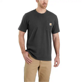 Carhartt Dearborn Relaxed Pocket T-paita Tummanharmaa