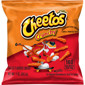 Cheetos Crunchy juustosnacks pussi 28,3g