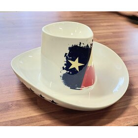 Cowboy-hattu sipsikulho