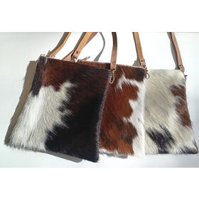 Cowhide-olkalaukku Made in USA