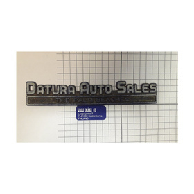 Dealer merkki muovia Datura Auto Sales