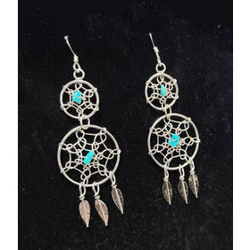 Dream Catcher Kingman Turquoise korvakorut