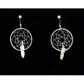 Dream Catcher Turquoise -korvakorut