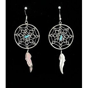 Dream Catcher Turquoise -korvakorut