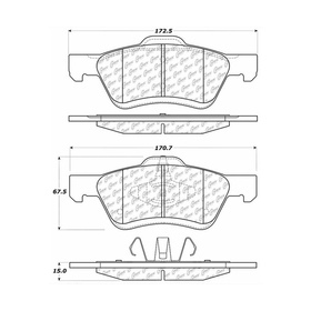 Etujarrupalat Ford Escape 2005-2012