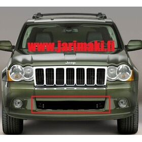 Etupuskurin ilmanottoaukon lista Jeep Grand Cherokee WK 2008-2010