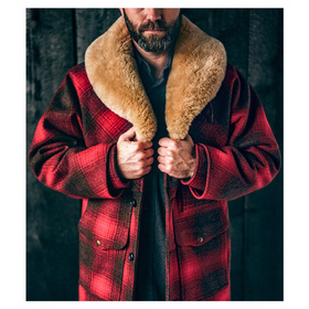 Filson - Lined Wool Packer Coat villahuopatakki punainen