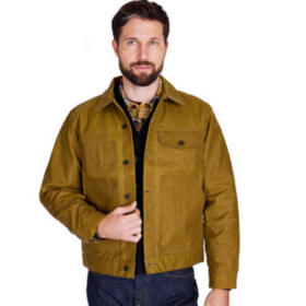 Filson - Tin Cloth Short Lined Cruiser - vaaleanruskea (tan)