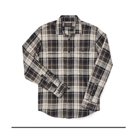 Filson Scout Shirt -flanellipaita (oliivi-musta)