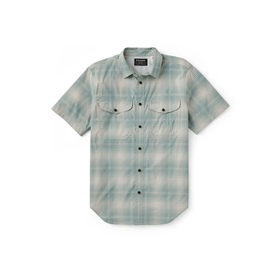 Filson Twin Lakes lyhyt hihainen paita (vaaleanvihreä/kerma)