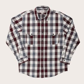 Filson Vintage Alaskan Guide -flanellipaita (vaalea/sini-puna ruudullinen)