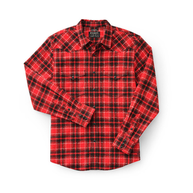Filson Western Flanel Shirt -flanellipaita (puna-musta-valkoinen)