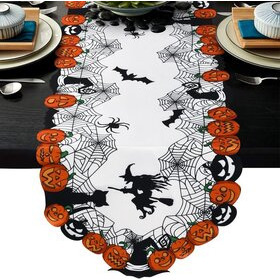 Kaitaliina Halloween kurpitsat ja seitit 183 cm